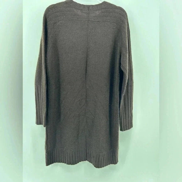 SKULL CASHMERE Women 100% Cashmere Brown Sweater Dress SMALL Perforated - Picture 10 of 15